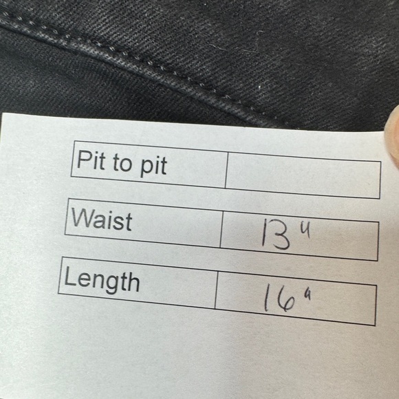 Free People We The Free Notched Denim Wrap Skirt Black - Picture 10 of 10